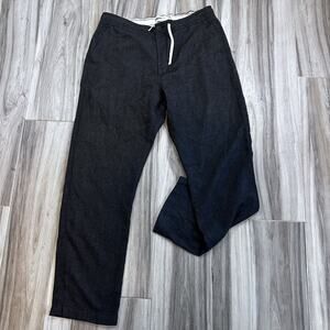 Wellen Pants Mens L Gray Seawool Hiking Outdoor Performance Casual